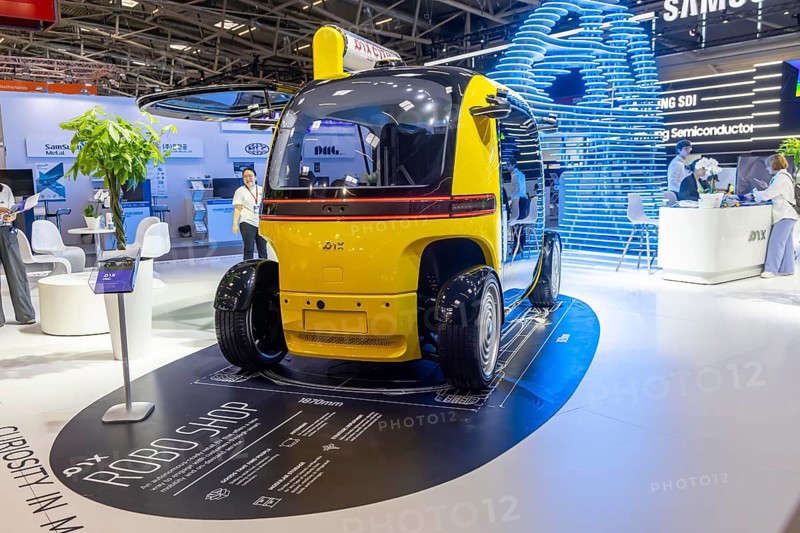 Beastie Mini from the Chinese company PIX Moving. The compact electric vehicle has a one-piece 3D-printed unibody chassis. IAA MOBILITY in Munich. The motor show presents itself as a holistic mobility trade fair. Cars continue to take centre stage, however, with Chinese manufacturers gaining ground. Munich, Bavaria, Germany