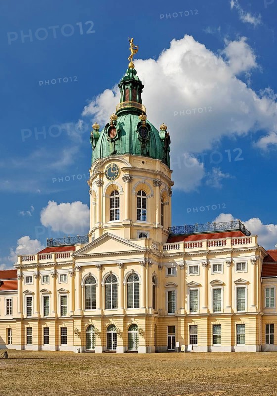 Charlottenburg Palace with Court of Honour, Berlin, Germany