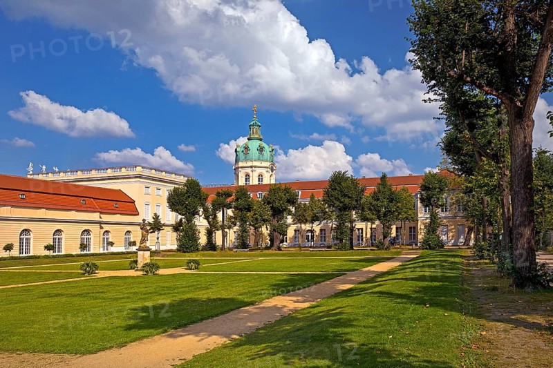 Park at the Great Orangery with Charlottenburg Palace, Berlin, Germany
