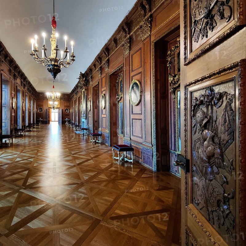 Oak Gallery in the Old Palace, Charlottenburg Palace, Berlin, Germany