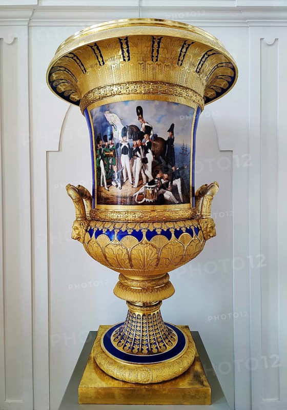 Monumental krater vase from the Imperial Porcelain Manufactory of St Petersburg, Charlottenburg Palace, Berlin, Germany