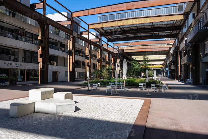 The former factory building of the Georg fisherman AG steel foundry, cultural monument, residential neighbourhood, catering, commercial space, leisure facility, Schaffhausen, Switzerland