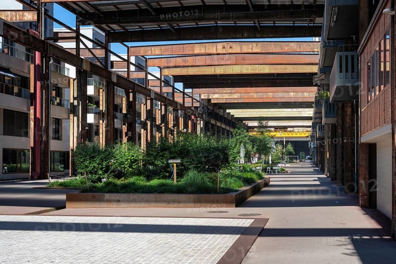 The former factory building of the Georg fisherman AG steel foundry, cultural monument, residential neighbourhood, catering, commercial space, leisure facility, Schaffhausen, Switzerland