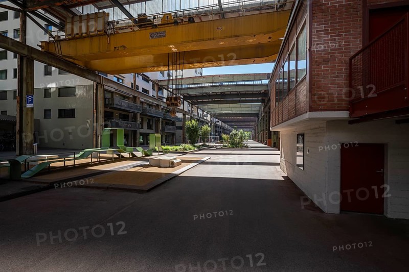 The former factory building of the Georg fisherman AG steel foundry, cultural monument, residential neighbourhood, catering, commercial space, leisure facility, Schaffhausen, Switzerland