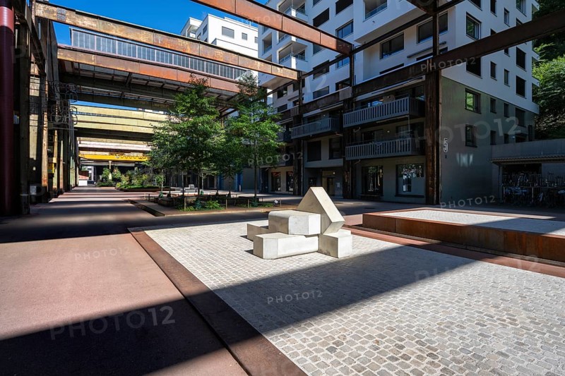 The former factory building of the Georg fisherman AG steel foundry, cultural monument, residential neighbourhood, catering, commercial space, leisure facility, Schaffhausen, Switzerland