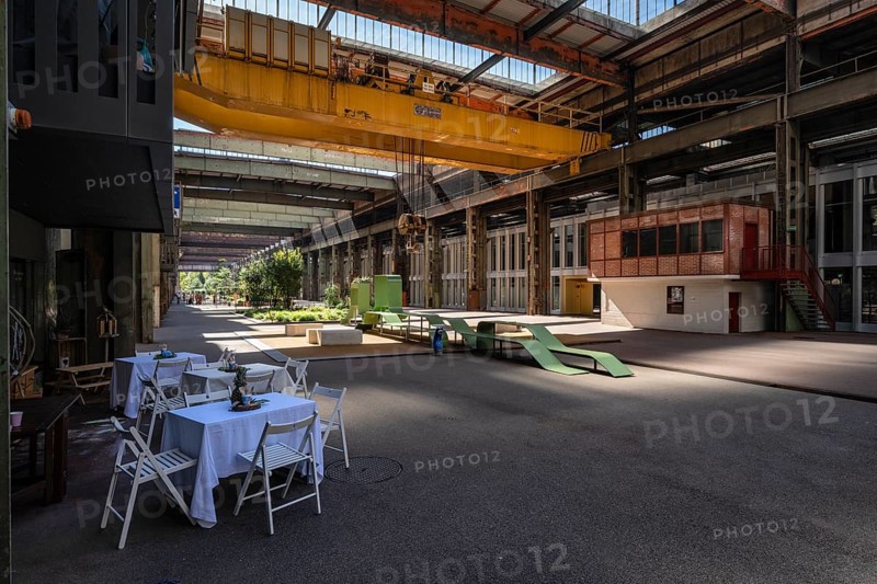 The former factory building of the Georg fisherman AG steel foundry, cultural monument, residential neighbourhood, catering, commercial space, leisure facility, Schaffhausen, Switzerland