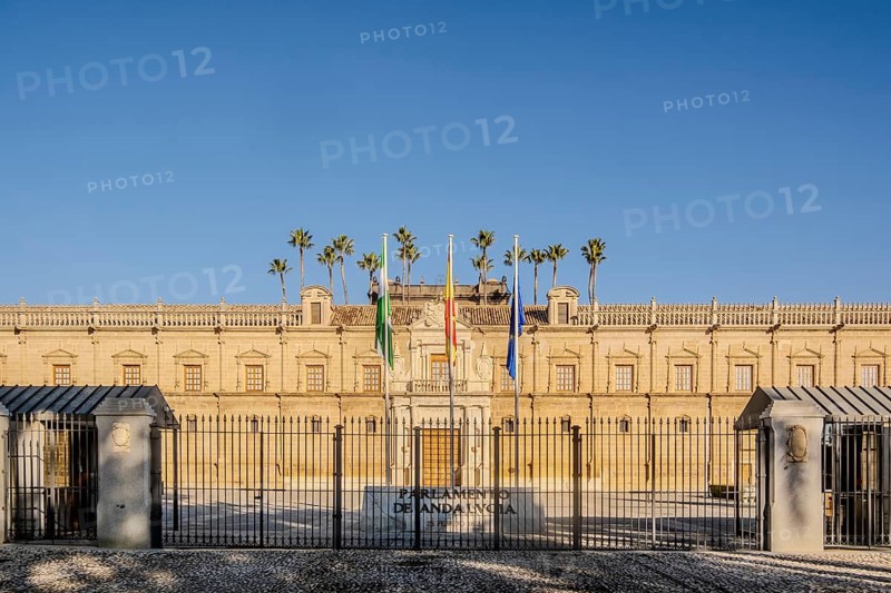 View of Andalusian parlament in Seville, Spain