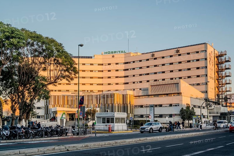 Photo of university hospital in Seville, Spain