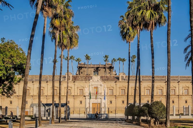 View of Andalusian parlament in Seville, Spain