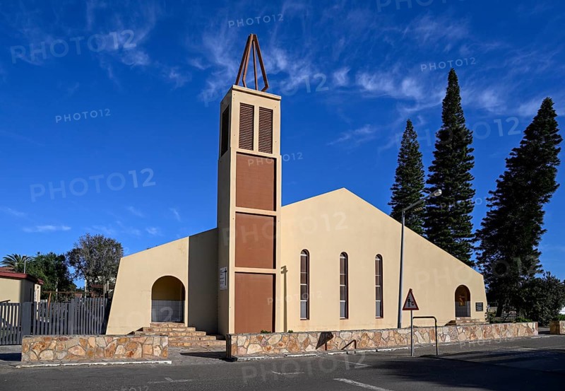 Dutch Reformed Church, Oranjemund, Diamond Sperrgebiet, Karas Region, Namibia