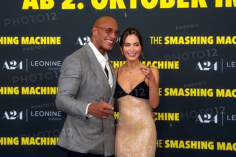 Dwayne Johnson, Emily Blunt, THE SMASHING MACHINE, Red Carpet for the German premiere at ZOO PALAST, Berlin, 22.09.2025