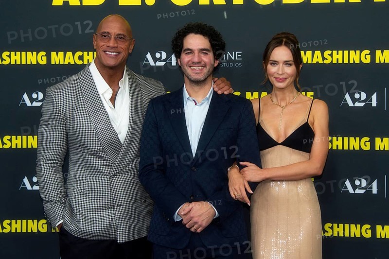 Dwayne Johnson, Emily Blunt and director Benny Safdie, THE SMASHING MACHINE, Red Carpet for the German premiere at ZOO PALAST, Berlin, 22.09.2025