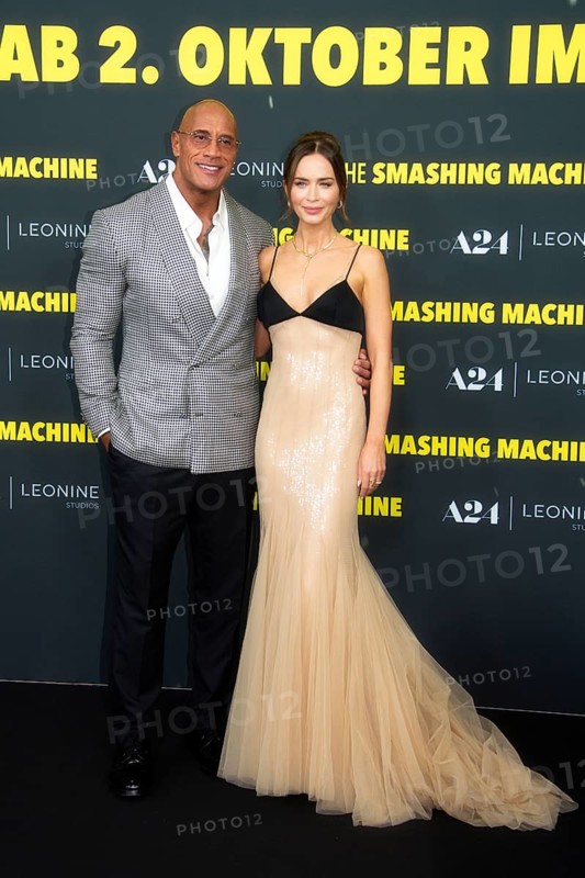 Dwayne Johnson, Emily Blunt, THE SMASHING MACHINE, Red Carpet for the German premiere at ZOO PALAST, Berlin, 22.09.2025