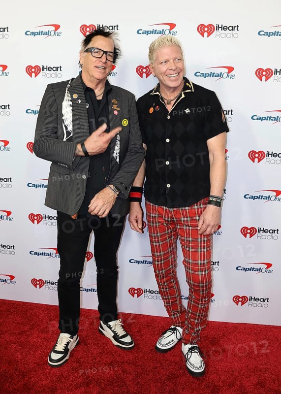 Noodles and Dexter Holland of The Offspring at the 2025 iHeartRadio Music Festival held at T-Mobile Arena in Las Vegas, USA on September 19-20, 2025, Las Vegas, NV, USA, Las Vegas, Nevada, USA