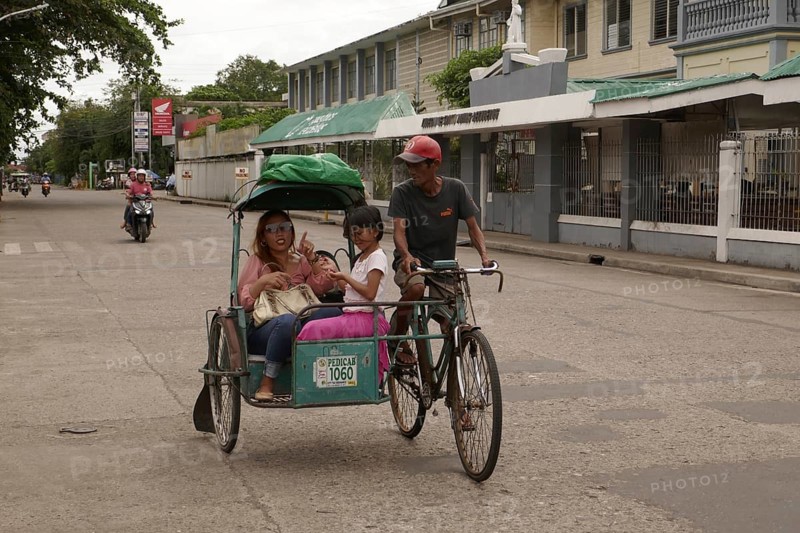 Bicycle city San Carlos, bicycle taxi, taxi, bicycle, public transport, mobility, service, transport, Negros Occidental, Philippines