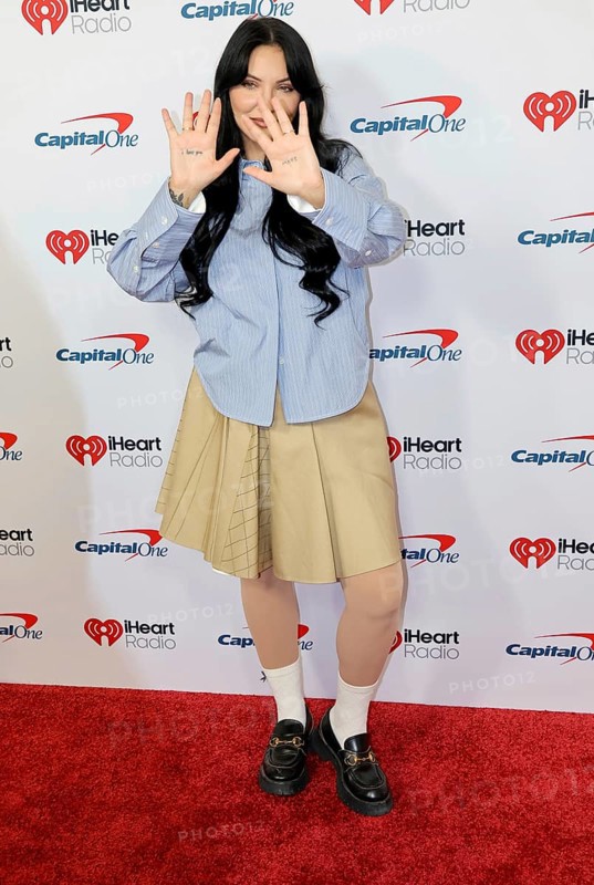 Julia Michaels at the 2025 iHeartRadio Music Festival held at T-Mobile Arena in Las Vegas, USA on September 19-20, 2025, Las Vegas, NV, USA, Las Vegas, Nevada, USA