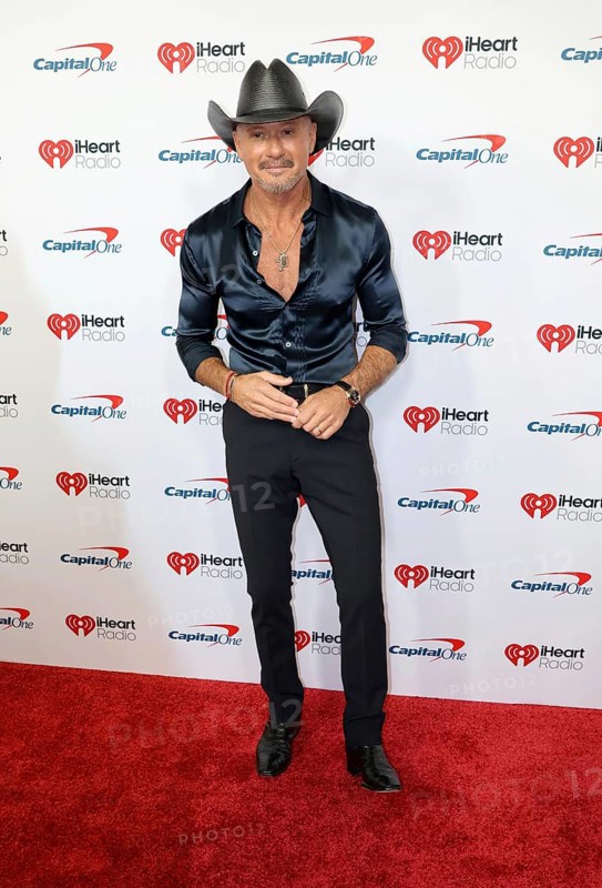Tim McGraw at the 2025 iHeartRadio Music Festival held at T-Mobile Arena in Las Vegas, USA on September 19-20, 2025, Las Vegas, NV, USA, Las Vegas, Nevada, USA