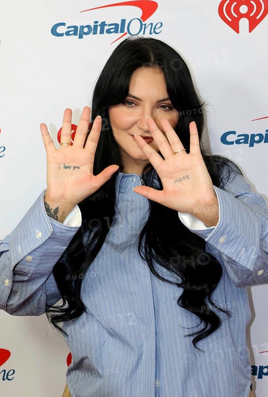 Julia Michaels at the 2025 iHeartRadio Music Festival held at T-Mobile Arena in Las Vegas, USA on September 19-20, 2025, Las Vegas, NV, USA, Las Vegas, Nevada, USA