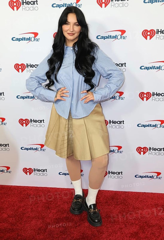 Julia Michaels at the 2025 iHeartRadio Music Festival held at T-Mobile Arena in Las Vegas, USA on September 19-20, 2025, Las Vegas, NV, USA, Las Vegas, Nevada, USA