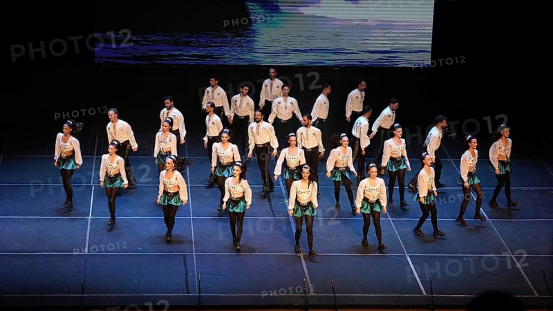 Dancers from Fire of Anatolia perform a variety of stage choreographies in traditional Anatolian costumes. The troupe is one of the largest dance ensembles in the world, with 120 members, and holds several Guinness World Records, Gaziantep, Gaziantep, Türkiye