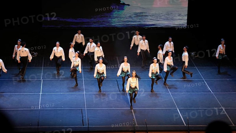 Dancers from Fire of Anatolia perform a variety of stage choreographies in traditional Anatolian costumes. The troupe is one of the largest dance ensembles in the world, with 120 members, and holds several Guinness World Records, Gaziantep, Gaziantep, Türkiye