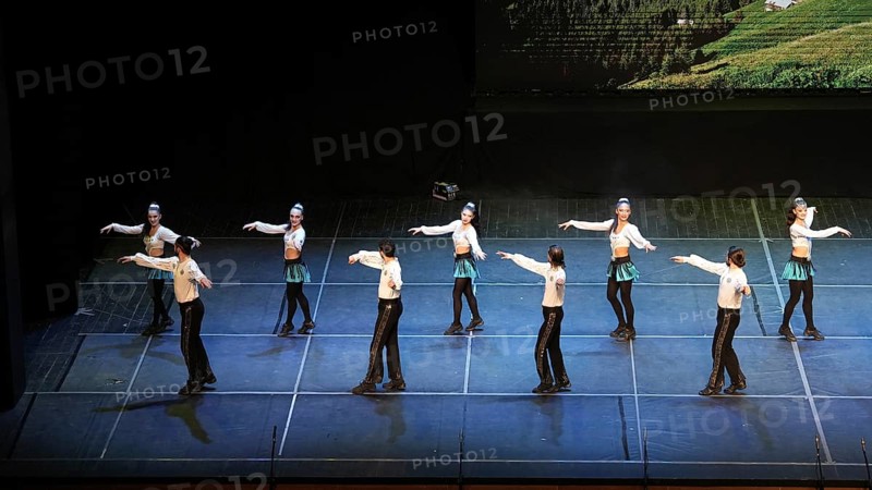 Dancers from Fire of Anatolia perform a variety of stage choreographies in traditional Anatolian costumes. The troupe is one of the largest dance ensembles in the world, with 120 members, and holds several Guinness World Records, Gaziantep, Gaziantep, Türkiye