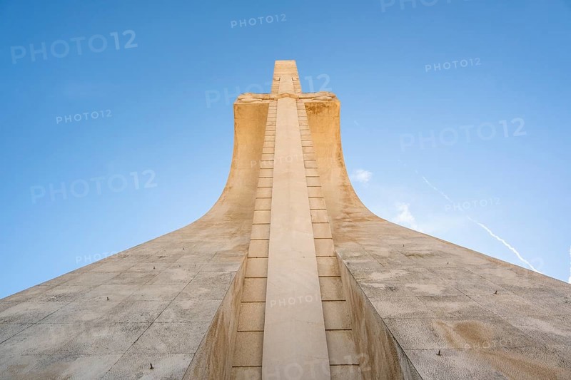 Lisbon, Portugal - January 1, 2025 - Monument to the Discoveries in Belem