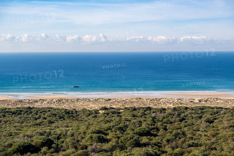 Amazing, Aerial View of Caparica Coast, Portugal