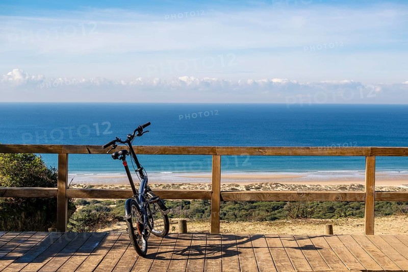 Amazing, Aerial View of Caparica Coast, Portugal