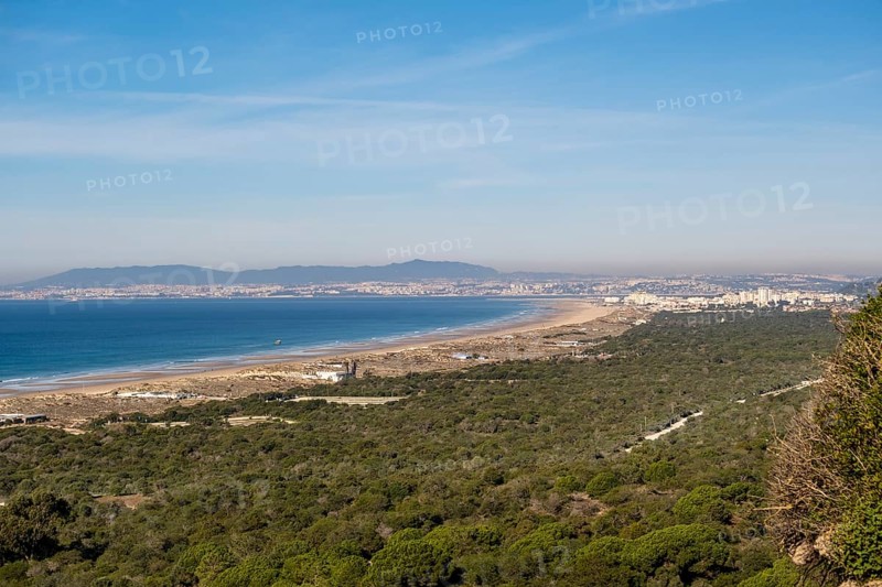 Amazing, Aerial View of Caparica Coast, Portugal