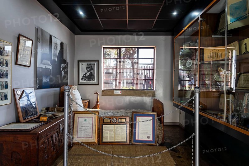 Johannesburg, South Africa - August 9, 2025: Nelson Mandela's House, a historic house in Soweto, a symbol of the struggle against apartheid