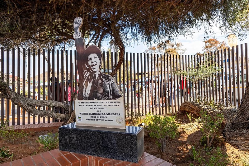 South Africa - August 9, 2025, Nelson Mandela's House - a historic house in Soweto, a symbol of the struggle against apartheid