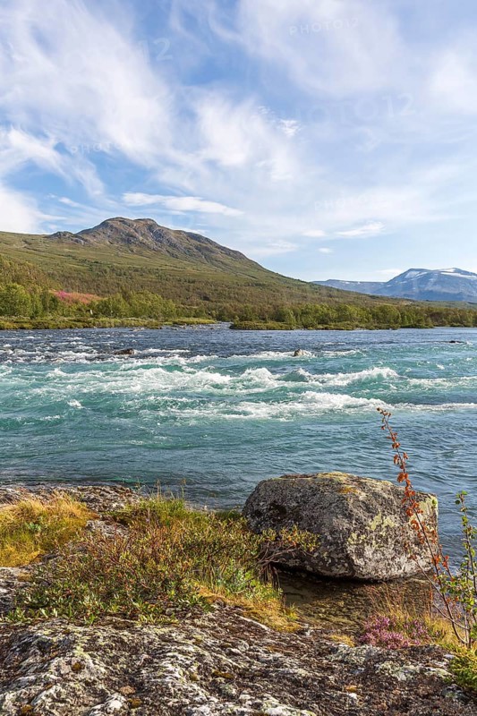River Sjoa in Jotunheimen National Park, Tessanden, Innlandet, Norway