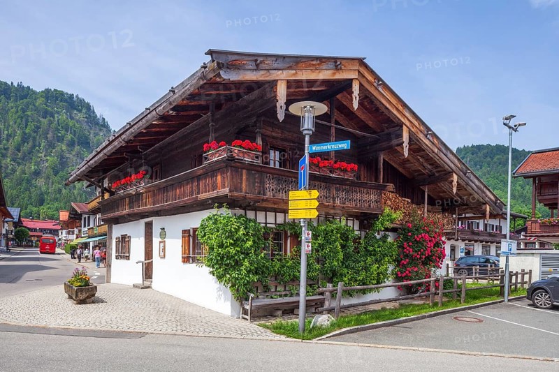 House, Reit im Winkl, Chiemgau, Upper Bavaria, Bavaria, Germany