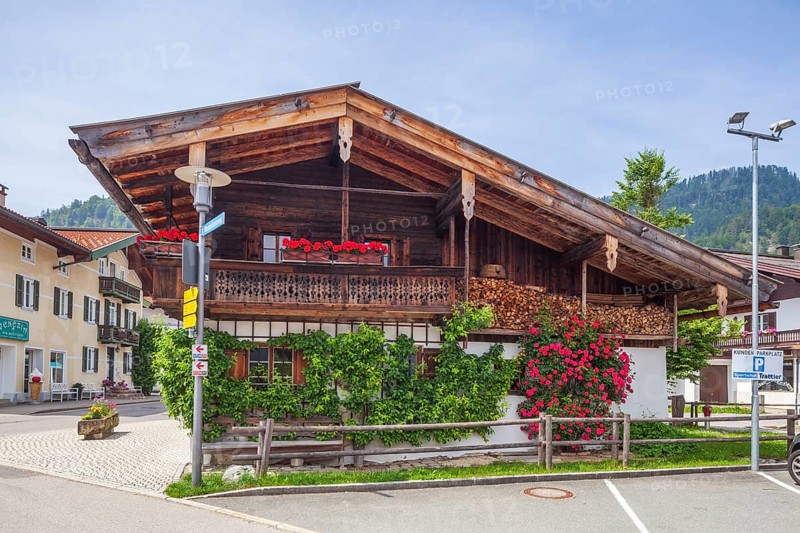 House, Reit im Winkl, Chiemgau, Upper Bavaria, Bavaria, Germany