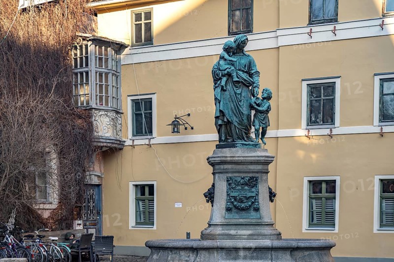 The Donndorf Fountain in Weimar, Thuringia, Germany
