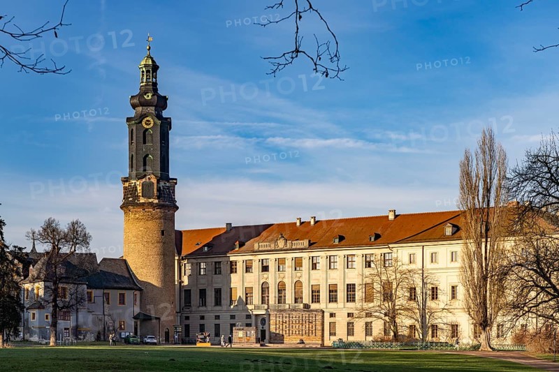 Weimar City Palace with castle tower Weimar, Thuringia, Germany