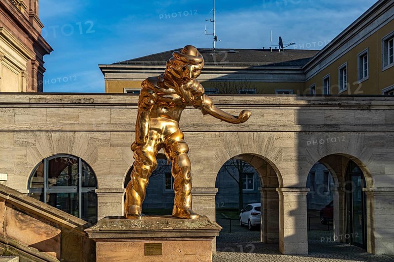 Sculpture Great Spirit by Thomas Schuette at the Museum Neues Weimar in Weimar, Thuringia, Germany
