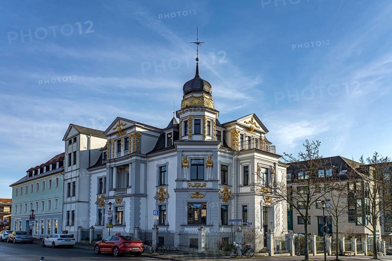 Art Nouveau building in Weimar, Thuringia, Germany