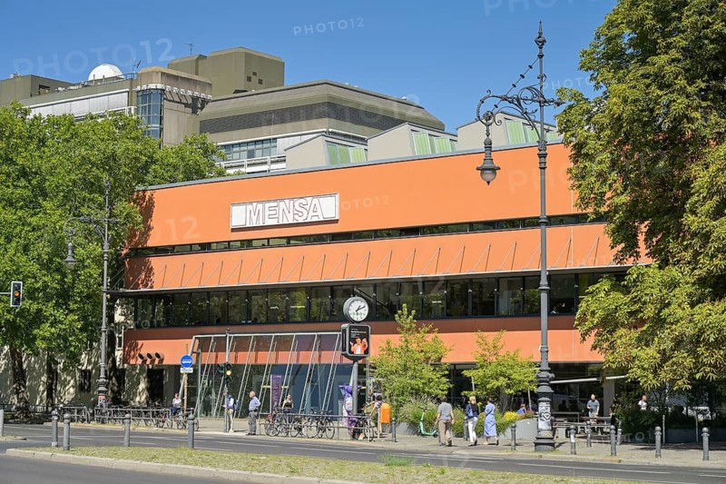 Canteen of the TU, Hardenbergstraße, Charlottenburg, Charlottenburg-Wilmersdorf, Berlin, Germany