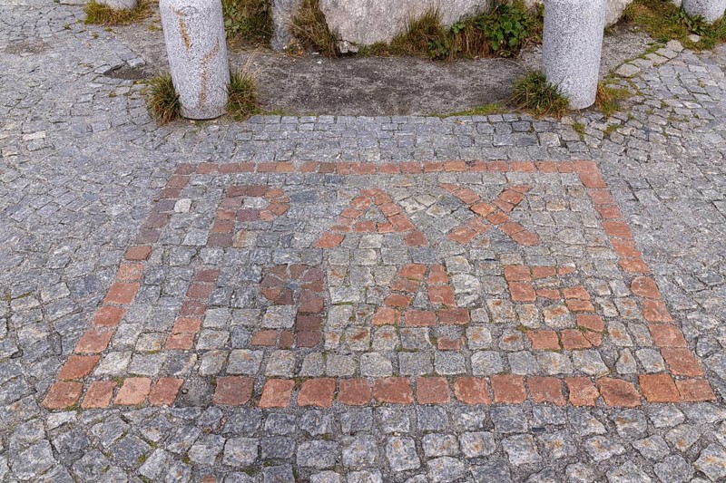 Cobblestones, PAX 1945, Gotthard Pass, Ticino, Switzerland