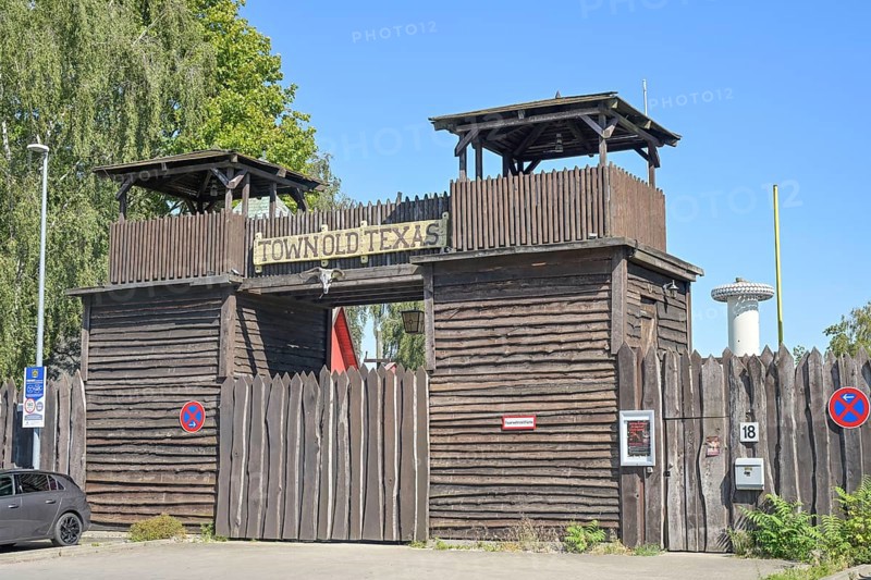 Western town Old Texas Town, Paulsternstraße, Siemensstadt, Spandau, Berlin, Germany
