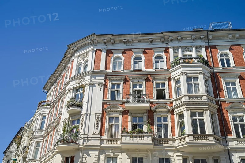 Facades, old buildings, Eisenacher Straße, Schöneberg, Tempelhof-Schöenberg, Berlin, Germany