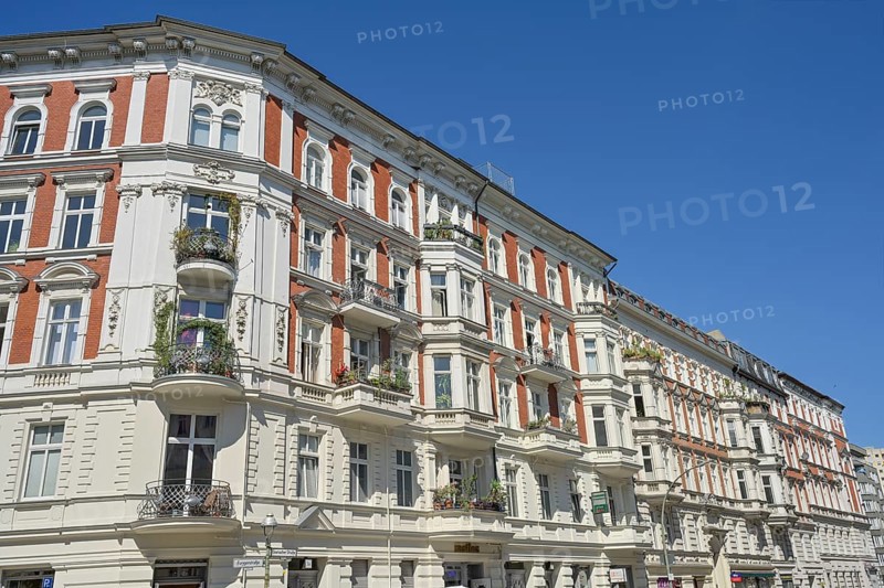 Facades, old buildings, Eisenacher Straße, Schöneberg, Tempelhof-Schöenberg, Berlin, Germany