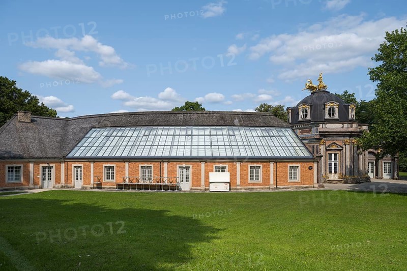 New Palace, Temple of the Sun, Hermitage, Bayreuth, Upper Franconia, Franconia, Bavaria, Germany