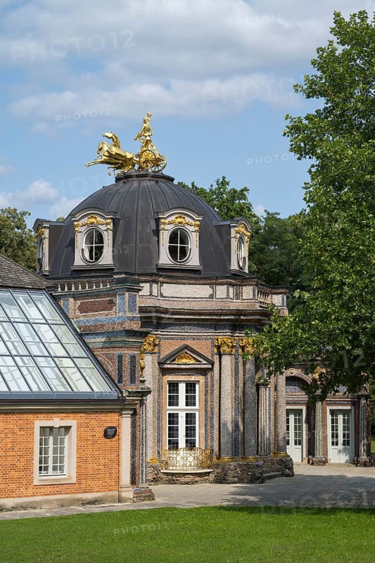 New Palace, Temple of the Sun, Hermitage, Bayreuth, Upper Franconia, Franconia, Bavaria, Germany