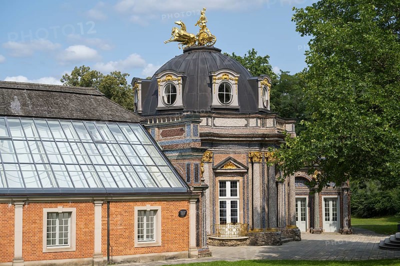 New Palace, Temple of the Sun, Hermitage, Bayreuth, Upper Franconia, Franconia, Bavaria, Germany