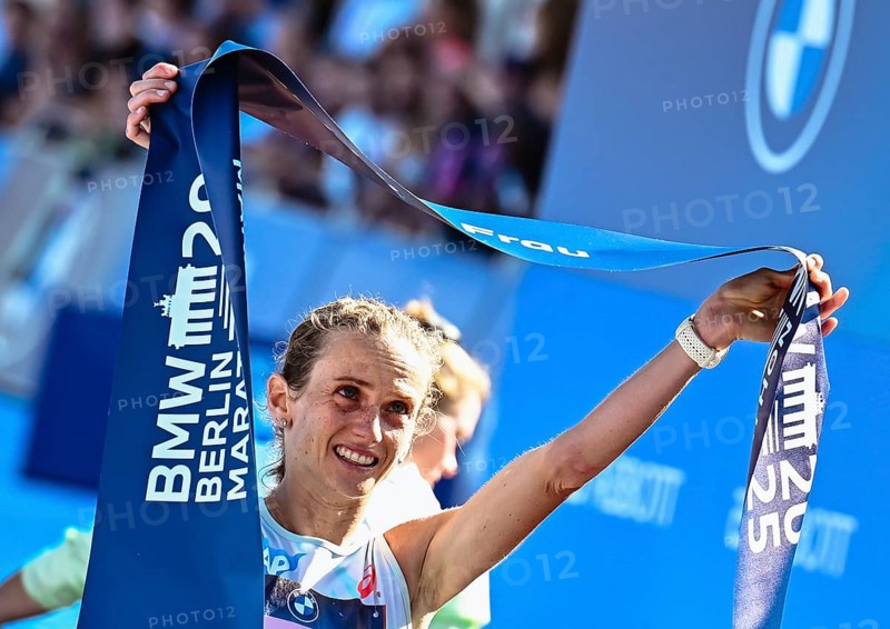 Fabienne Koenigstein best German runner with a time of 02:22:17 hours at the Berlin Marathon 2025