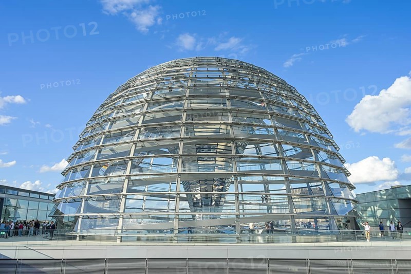 Dome on the Reichstag building, Mitte, Berlin, Germany