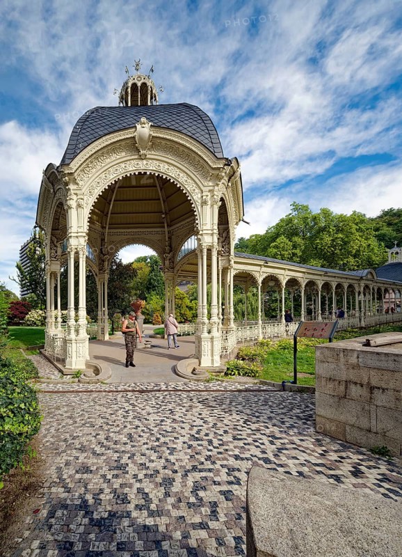 Park Colonnade, spa, healing spring, health, mineral, mineral water, illness, Karlovy Vary, Karlovy Vary, Bohemia, Czech Republic